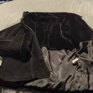 Wilson's leather fur and soft leather Coat